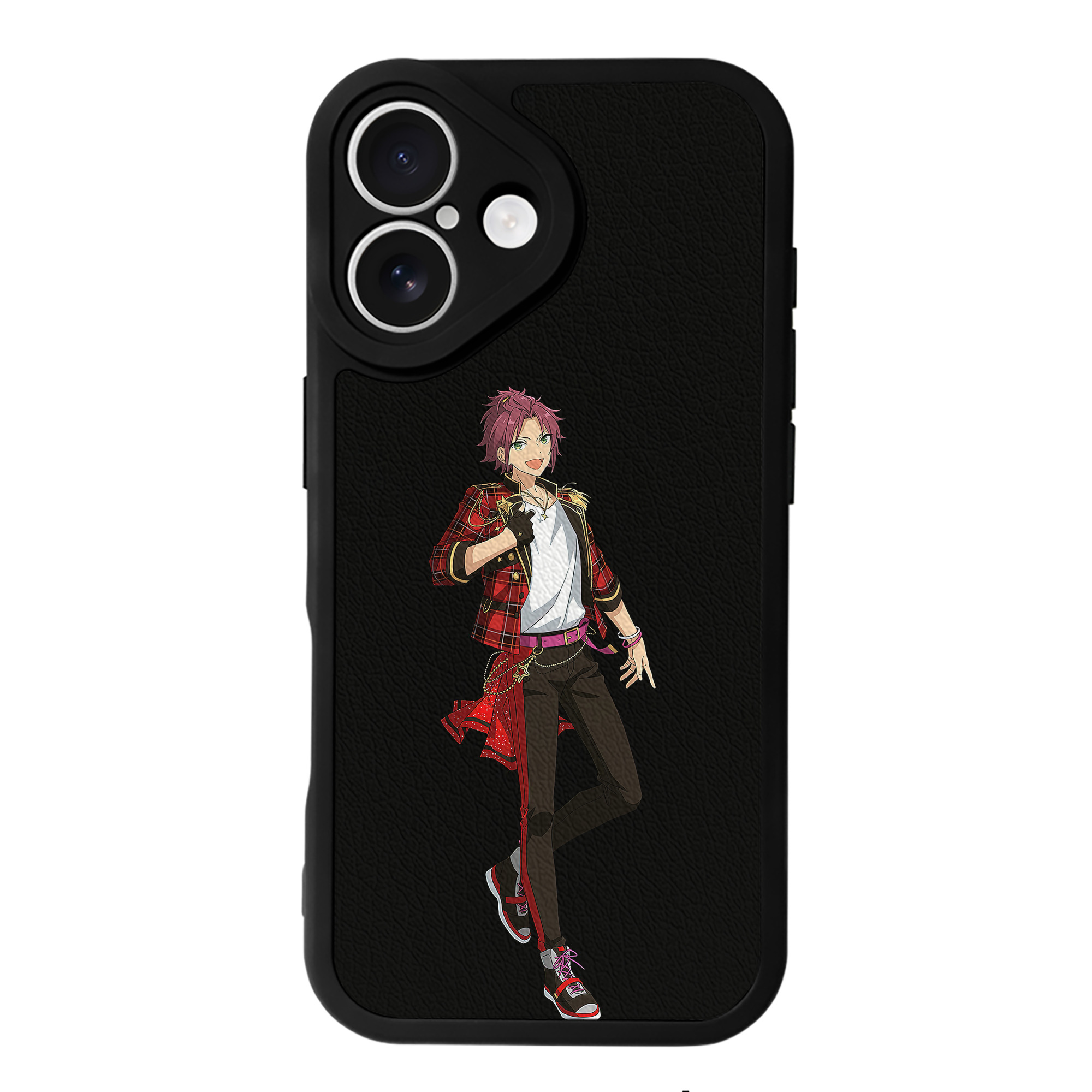 （画像用） あんさんぶるスターズ! Ensemble Stars 【iPhone 16シリーズ対応】シリコンスマホケース（レザー調） 材質：シリコン